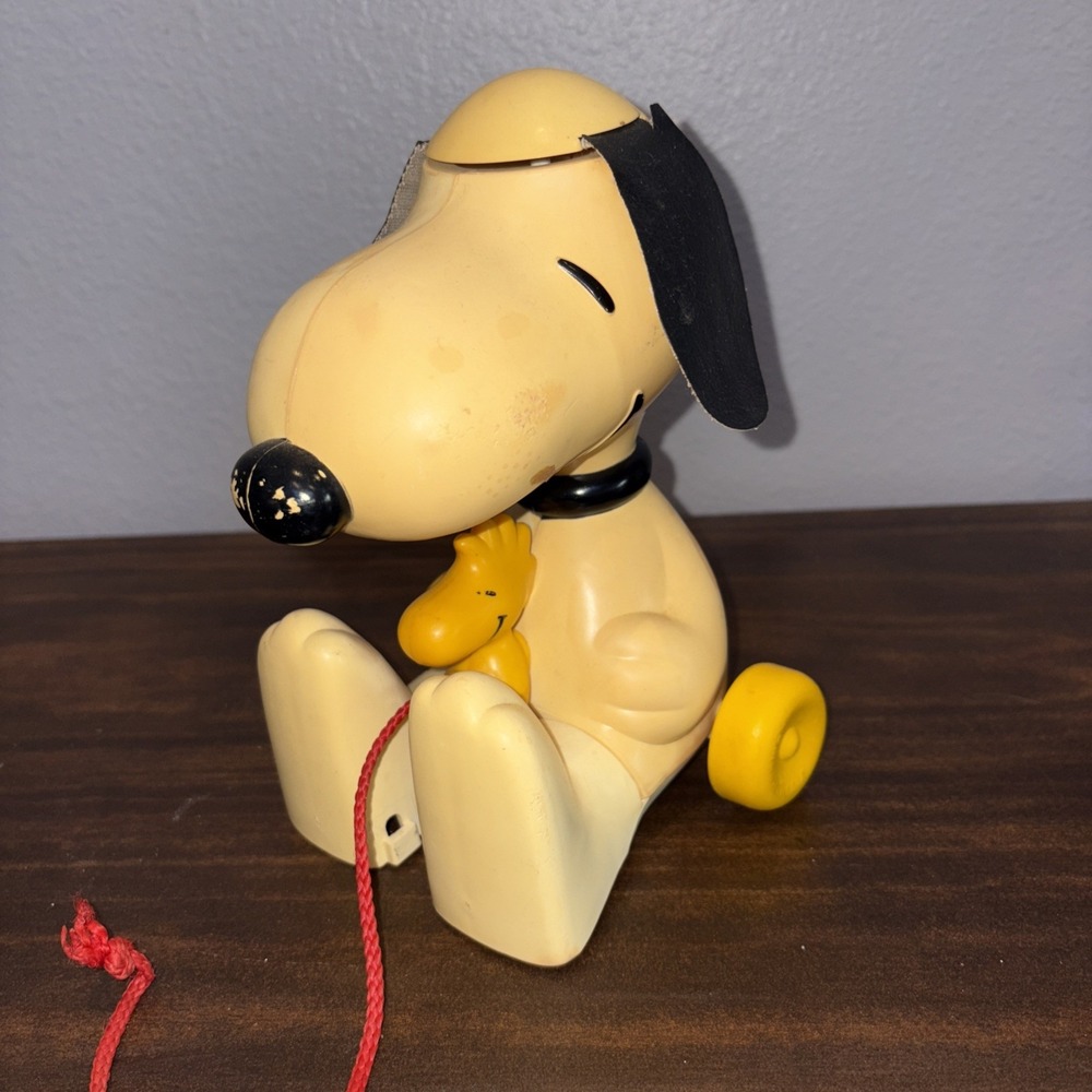 1958 Pull And Spin Snoopy Toy Very Rare